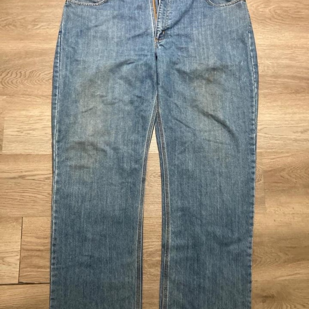 Carhartt Blue Denim Relaxed Fit Jeans